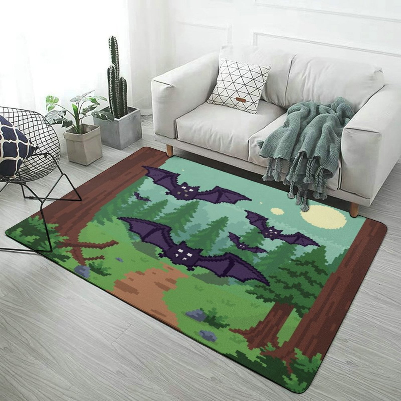 Bat Carpet for Living Room Luxury Home Rations Sofa Coffee Table Large ...