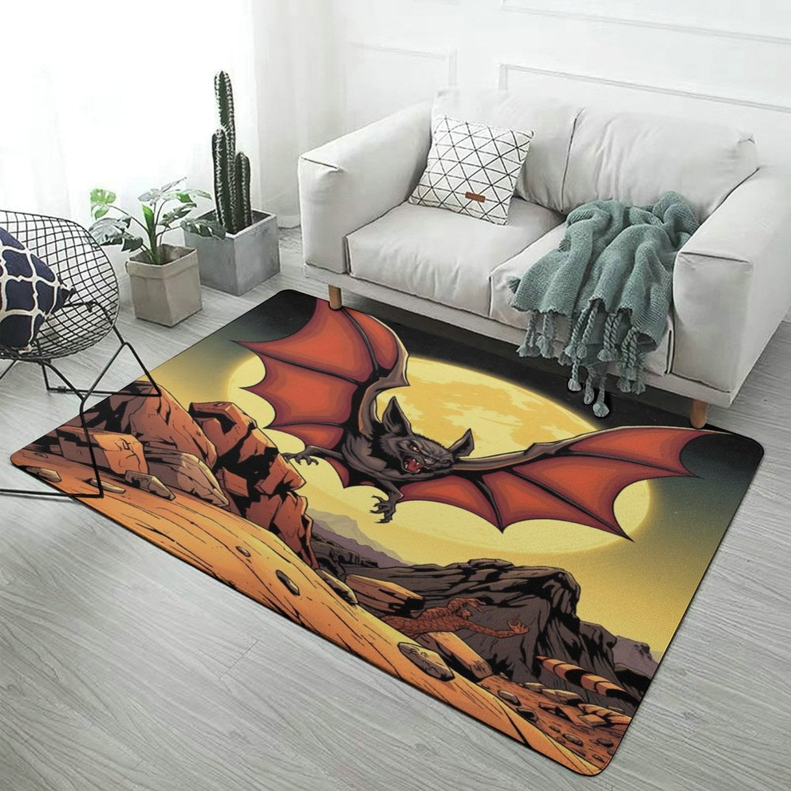 Bat Carpets for Living Room Luxury Rations Sofa Table Large Area Rugs ...