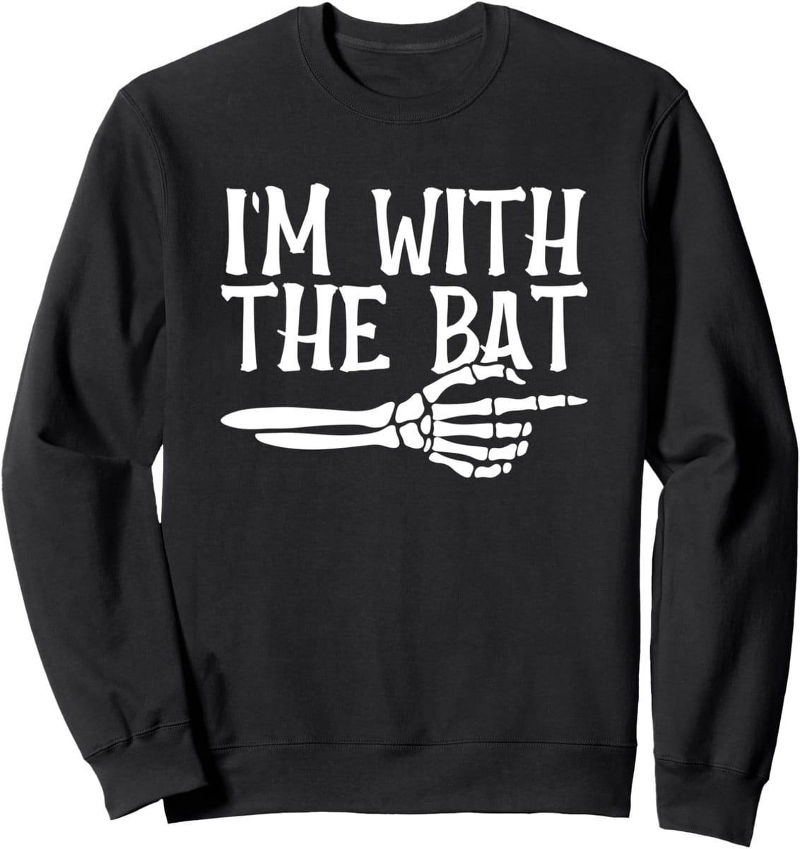Bat Couple Lazy Halloween Unisex Sweatshirt - Walmart.com