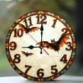 thumbnail image 1 of Bat Decor Wall Clock with Unique Design for Home 10-Inch Silent Wooden Wall Clock, Battery Operated (AA Batteries Not Included), Artistic Home Decor, 1 of 7