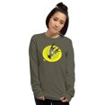 thumbnail image 1 of Bat Doodle Full Moon Long Sleeve Shirt, 1 of 10