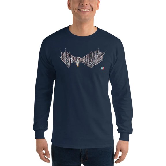 Bat Doodle HR Giger Long Sleeve Shirt