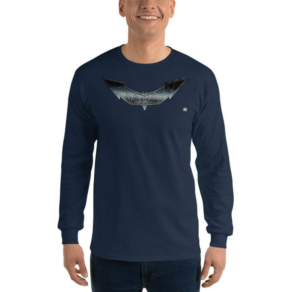 Bat Doodle Metal Series: Onyx Unisex graphic Long Sleeve Shirt