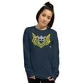 thumbnail image 1 of Bat Doodle Runic Long Sleeve Shirt, 1 of 10