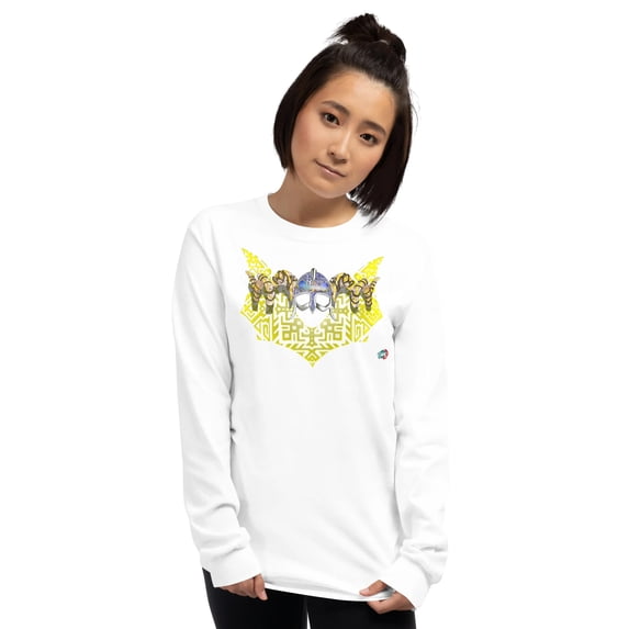 Bat Doodle Runic Long Sleeve Shirt
