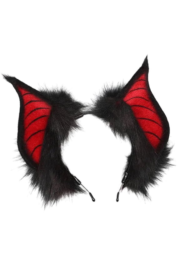 Bat Ears Wing Headbands Fashionable Gothicism Headpiece Role Playing Headgear for Stylish Women and Party Enthusiasts