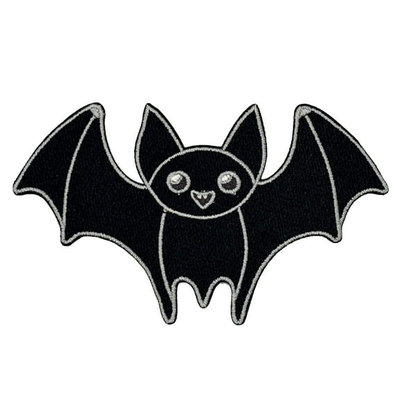 Bat Embroidered Iron-on Patch | Clayton Jewelry Labs