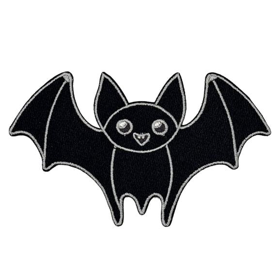 Bat Embroidered Iron-on Patch | Clayton Jewelry Labs