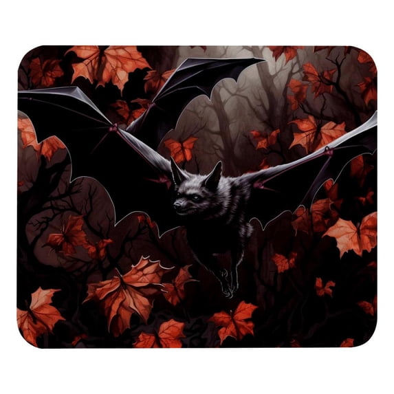 Bat Gaming Mouse Pad, Mouse Mat, Mouse Pad - Square, 8.3x9.8 Inch, Printed, Non-Slip Rubber Bottom - Suitable for Office and Gaming