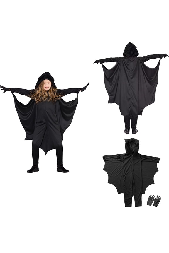 Bat Girl Outfits Halloween Outfits for Kids Vampire Kids Outfits 4-5 Years Girl Halloween Outfits