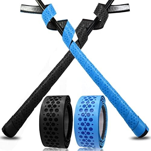 Bat Grip Tape Baseball Softball 2/4 Pack 40 inch 1.75mm Precut and Full Adhesive Back Pro Feel Soft Comfortable Tapes for Old Bats Handles