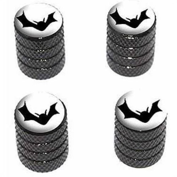 Bat Halloween Tire Rim Wheel Aluminum Valve Stem Caps, Multiple Colors