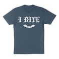 thumbnail image 1 of Bat I Bite Shirt Unisex 4X-Large Indigo Blue, 1 of 5