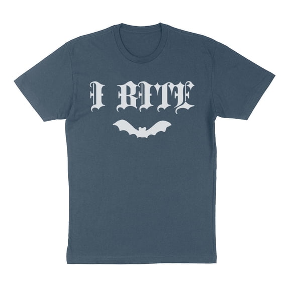 Bat I Bite Shirt Unisex 4X-Large Indigo Blue