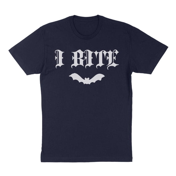 Bat I Bite Shirt Unisex X-Small Navy
