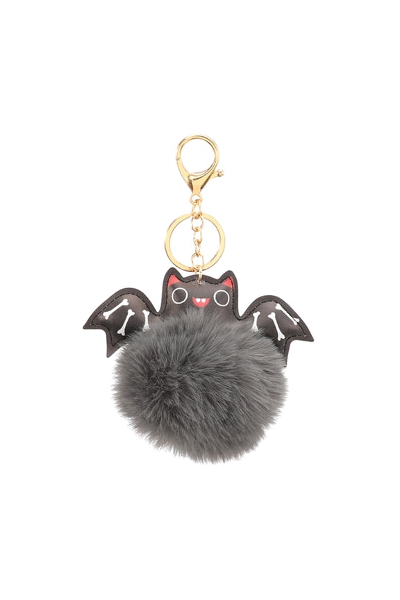 Bat Keychain Keychain Cute Plush Ball Keyring Charm