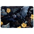 thumbnail image 1 of Bat Machine Washable Non-Slip Polyester Indoor Floor Rug and Chair Mats, 1 of 6