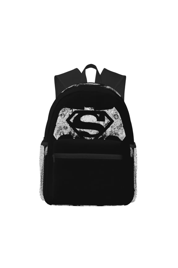 Bat-Man Backpack With 3d Creative Design Pattern Print Adjustable Shoulder Straps Smooth Zipper Large Capacity Backpack Casual Daily Backpack