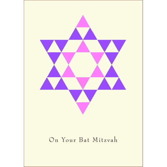 Bat Mitzvah Card