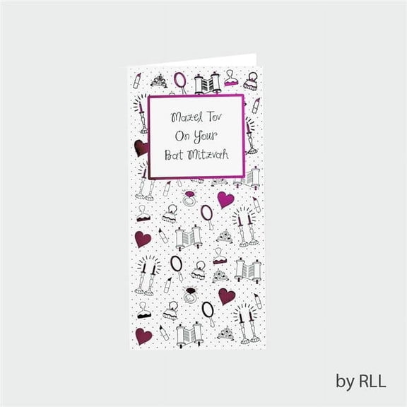 Bat Mitzvah Wallet Card - Laugh - Dance & Feel Very Proud