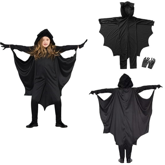 Bat Outfits for Girls Kids Halloween Outfits Vampire Outfits Outfits for Kids Girls 3-4 Years