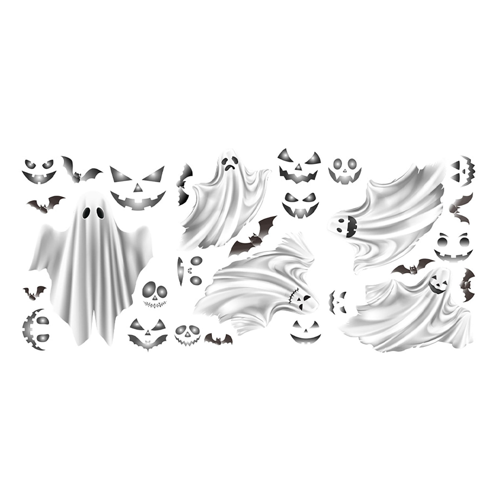 Bat PET Film Luminous Sticker Wall Sticker Letter A Decorations for