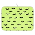 thumbnail image 1 of Bat Pattern Drying Dish Mat Quick Drying Absorbent Soft Durable for Kitchen 18" x 24", 1 of 10