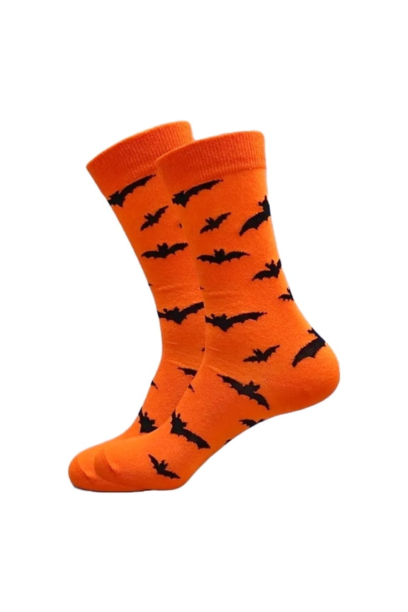 Bat Patterned Socks Size: Large (Men's Shoe Sizes 8-12)