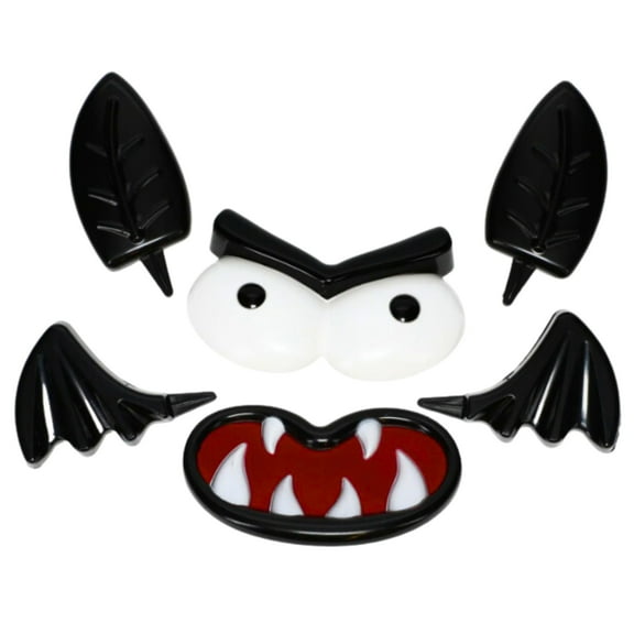 Bat Plastic Pumpkin Decoration for Trick or Treat Kits Unique Halloween Party Festive Artistic Endeavors Crafting Designs for Real Foam Pumpkin Wreath DIY Art Material Supplies Pack of 1