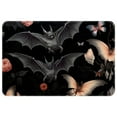 thumbnail image 1 of Bat Polyester Non-Slip Indoor Carpet Kitchen Mat - Machine Washable Door Rug Chair Mat, 1 of 6