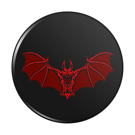 Bat Red Tribal Kitchen Refrigerator Locker Button Magnet