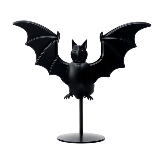 Bat Shaped Candle Holder Stand,Black Metal Gothic Tealight Candle Display Rack,Spooky Shadow Projection Tabletop Decor,For Halloween Party Indoor Home Desktop Ornament (1pc)