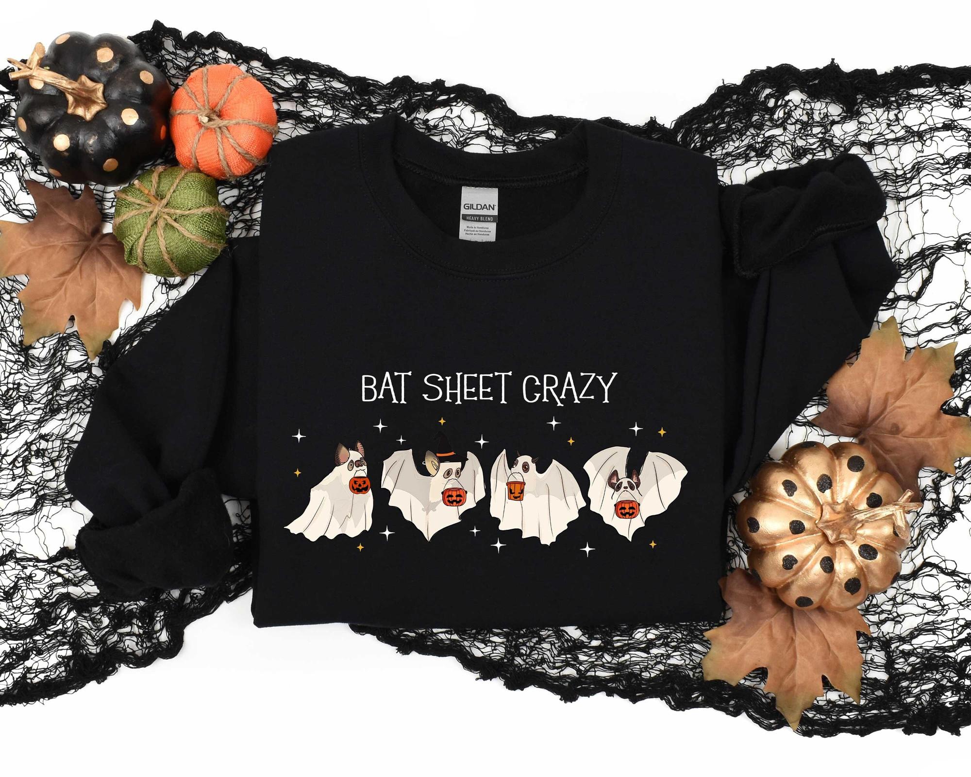 Bat Sheet Crazy, Halloween Bat Shirt, Halloween Gift, Halloween Bat