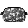 thumbnail image 1 of Bat Silhouette Halloween Pattern Cute Fanny Packs for Women,Travel Waterproof Crossbody Fanny Bags Waist Purse for Women Anti Theft Adjustable Strap for Running Travel Cycling, 1 of 4