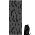 thumbnail image 1 of Bat Silhouette Halloween Pattern Hot Yoga Mat Towel Non Slip for Hot Yoga - Quick-Drying Yoga Mat Cover with 4 Corner Pockets with Travel Bag - Hot Yoga Towel Non Slip 74"x26", 1 of 6
