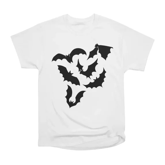 Bat Silhouettes Pattern T-Shirt Tee Gift For Him Merch For Her Apparel ...
