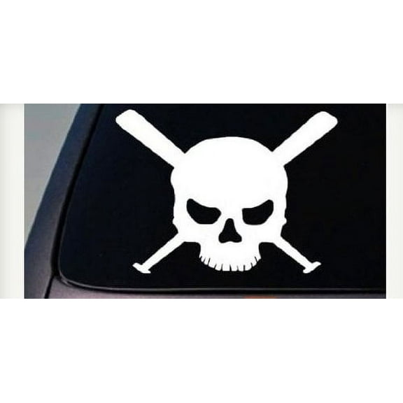 Bat Skull Baseball Softball Field Fastpitch Little League Major League Minor 6" *C752*