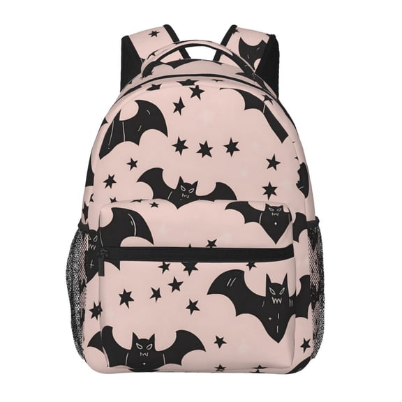 Bat & Stars Blanket Backpack Lightweight Rucksack Travel Bag for Men and Women