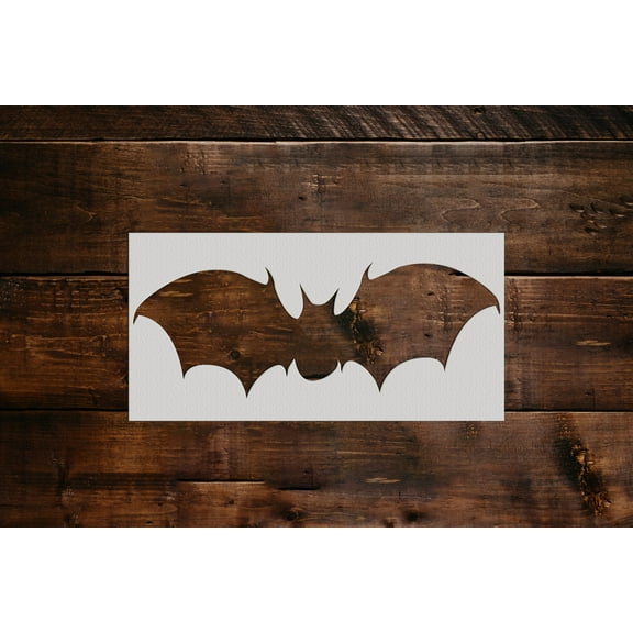 Bat Stencil - Art and Wall Stencil (15"x45")