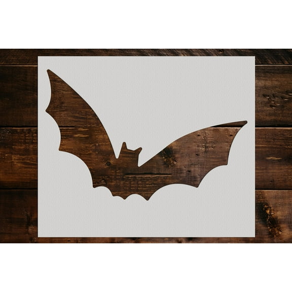 Bat Stencil - Art and Wall Stencil (18"x12")