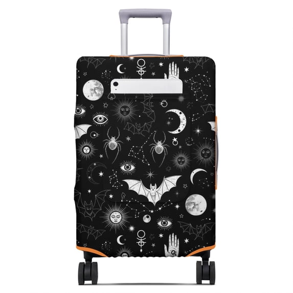 Bat and Sun Gothic Pattern Luggage Cover,Stretch Suitcase Dust Cover ...