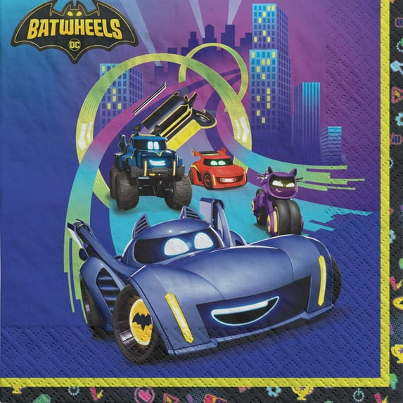 Bat Wheels Lunch Napkins (16ct)