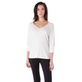 thumbnail image 1 of Bat Wing 3/4 Sleeve V Neck Top, 1 of 3