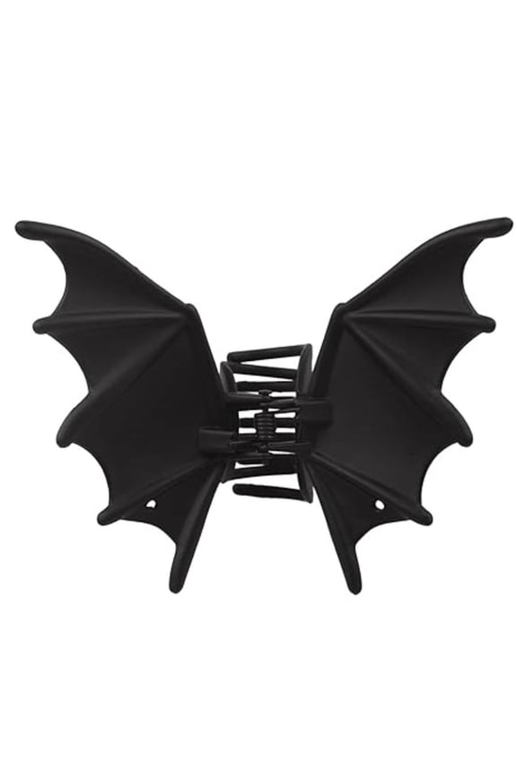 Bat Wing Hair Claw Clip, Black Gothic Halloween Hair Jaw Clip for Women, Strong Hold Non-Slip Claw Clip for Thick/Thin Hair, Halloween Cosplay Hair Accessories