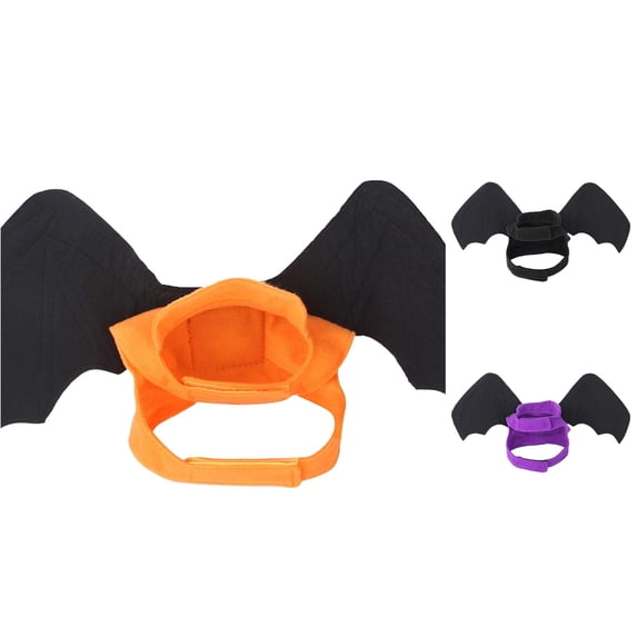 Bat Wing Pet Costume Halloween Cat Dog Cosplay Clothes Creative Funny Outfit for Party Role Play and Spooky Dress Up Events