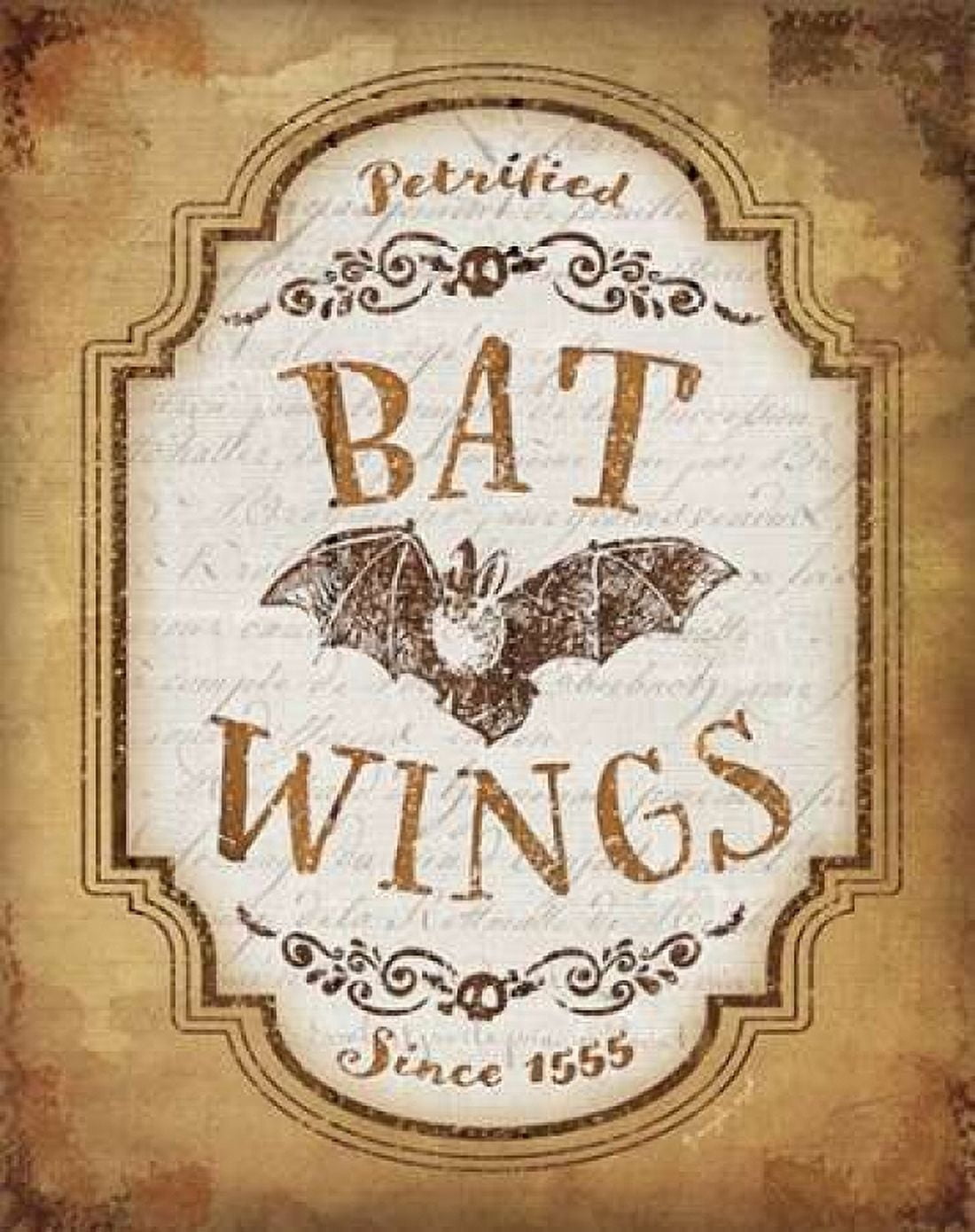 Bat Wings Canvas Art - Jennifer Pugh (22 x 28)