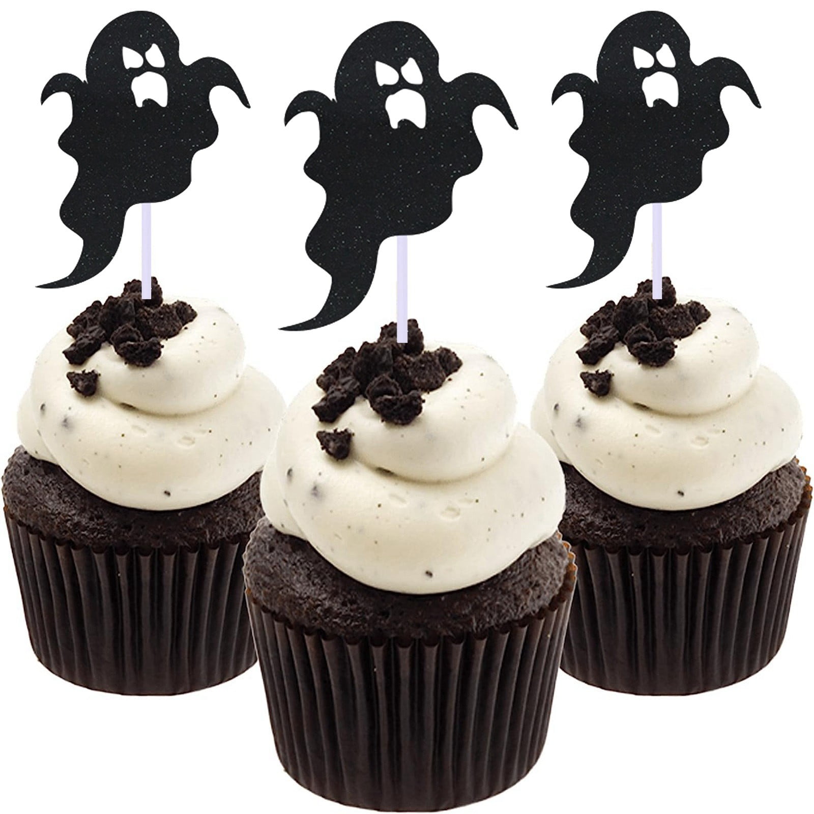 Bat Witch Hat Cake Insert Theme Festival Makeup Cake Toppers for Kids