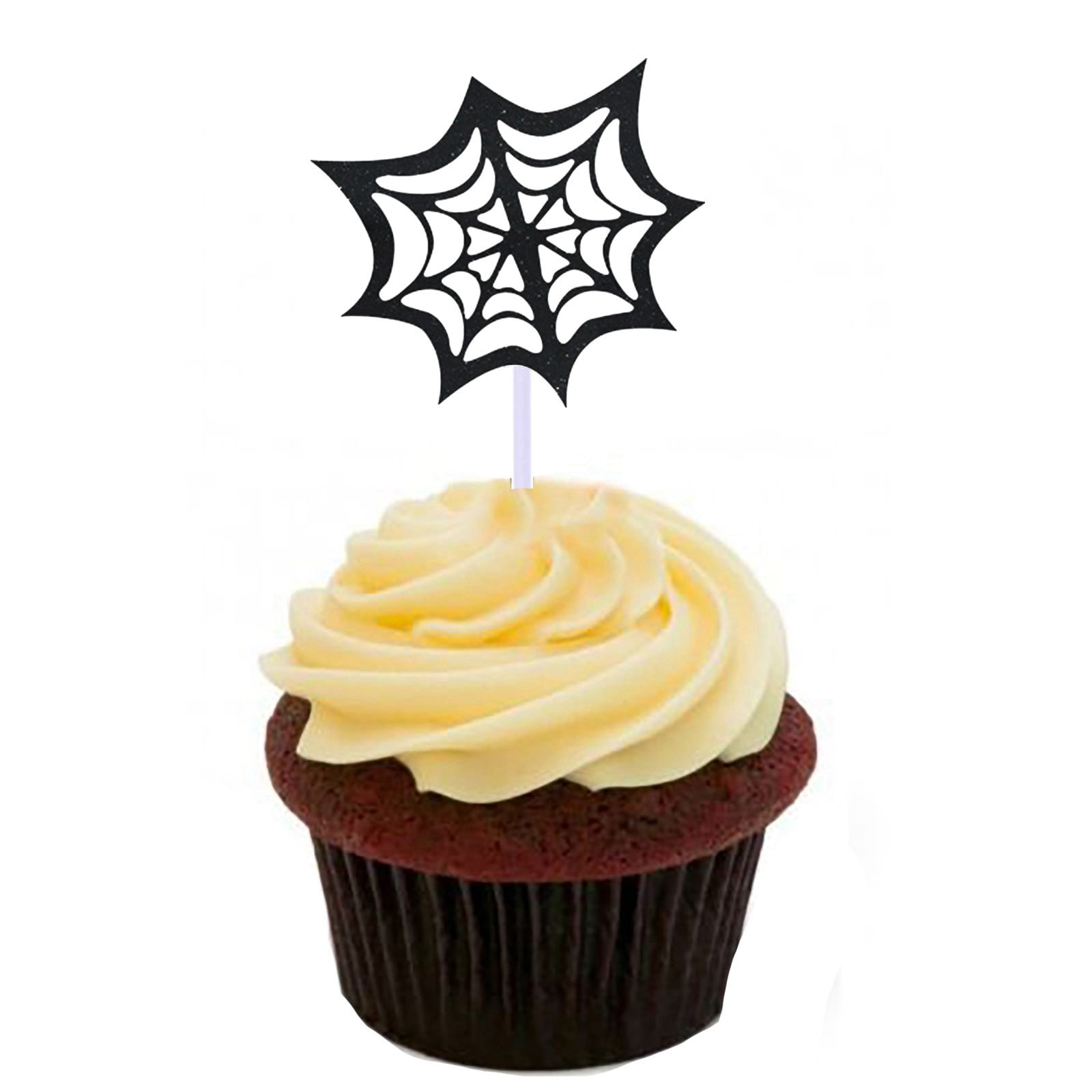 Bat Witch Hat Cake Insert Theme Festival Makeup Cake Toppers for Kids