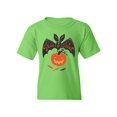 thumbnail image 1 of Bat With Pumpkin T-Shirt Juniors -Image by Shutterstock,  Small, 1 of 4