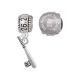 thumbnail image 1 of Bat and Ball 26.2 Marathon Run She Believed She Could Charm Beads (Set of 2), 1 of 1